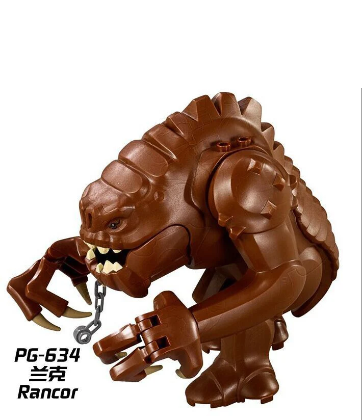 Для звездных войн Dewback Rancor фигурки Звездные войны кирпичи Sandtrooper Одиночная набор Модели Строительные блокстои для детей