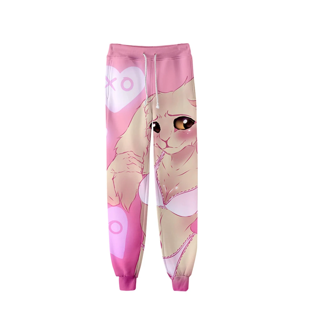 

New Harajuku Anime Cartoon Fashion Casual 3D Sports Jogger Pants Beastars Cool Sports pants Drawstring Straight Pattern Trousers