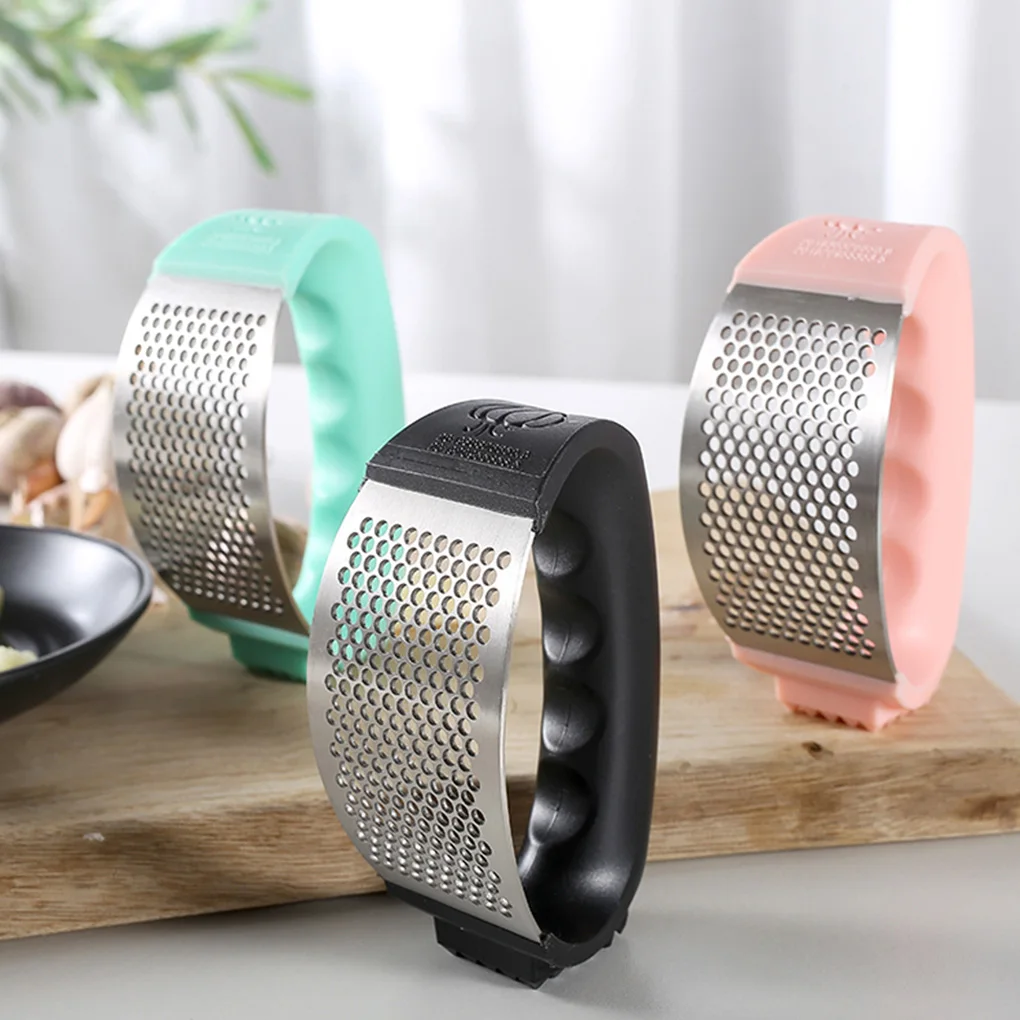 2 в 1 Многофункциональный Нержавеющая сталь чеснок Пресс шлифовальная Терка