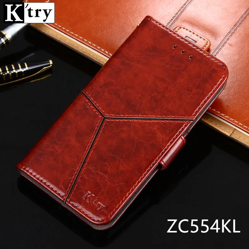 Кожаный чехол K'try для Asus Zenfone 4 Max ZC554KL модный флип-чехол Защитные чехлы телефонов