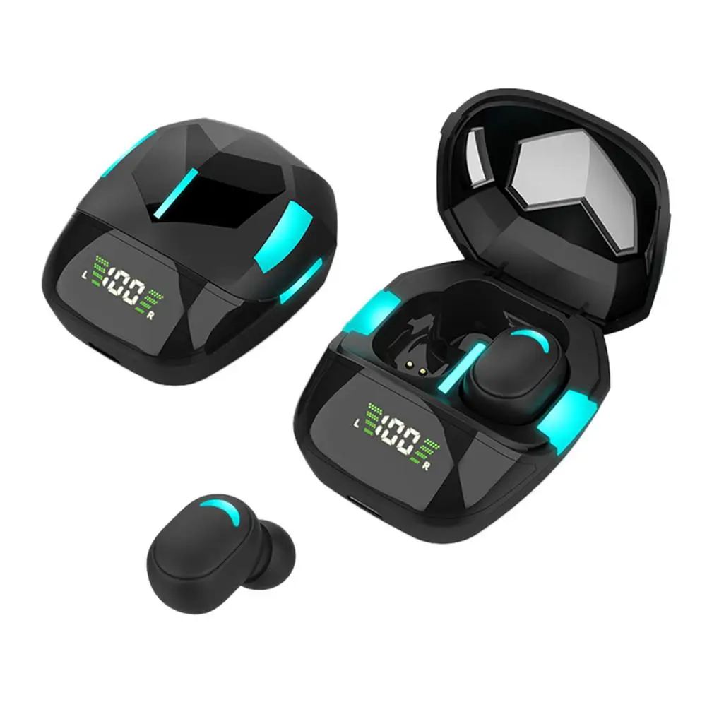 

G7S TWS Bluetooth compatible headset Noise-free touch noise-cancelling headset Stereo wireless HIFI low-latency in-ear earphones