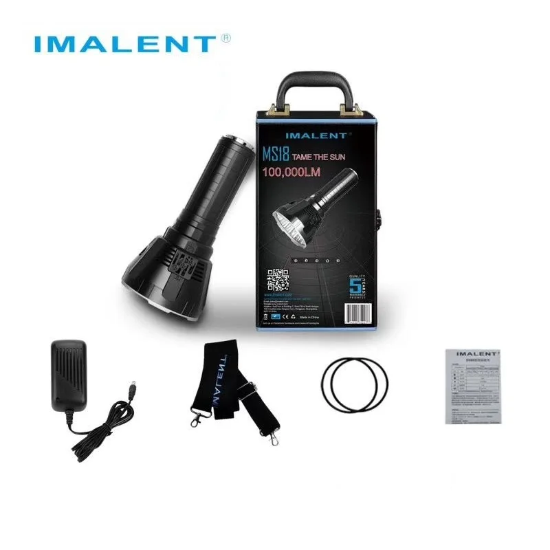 IMALENT MS18 светодиодный вспышка светильник CREE XHP70.2 Водонепроницаемый Перезарядки
