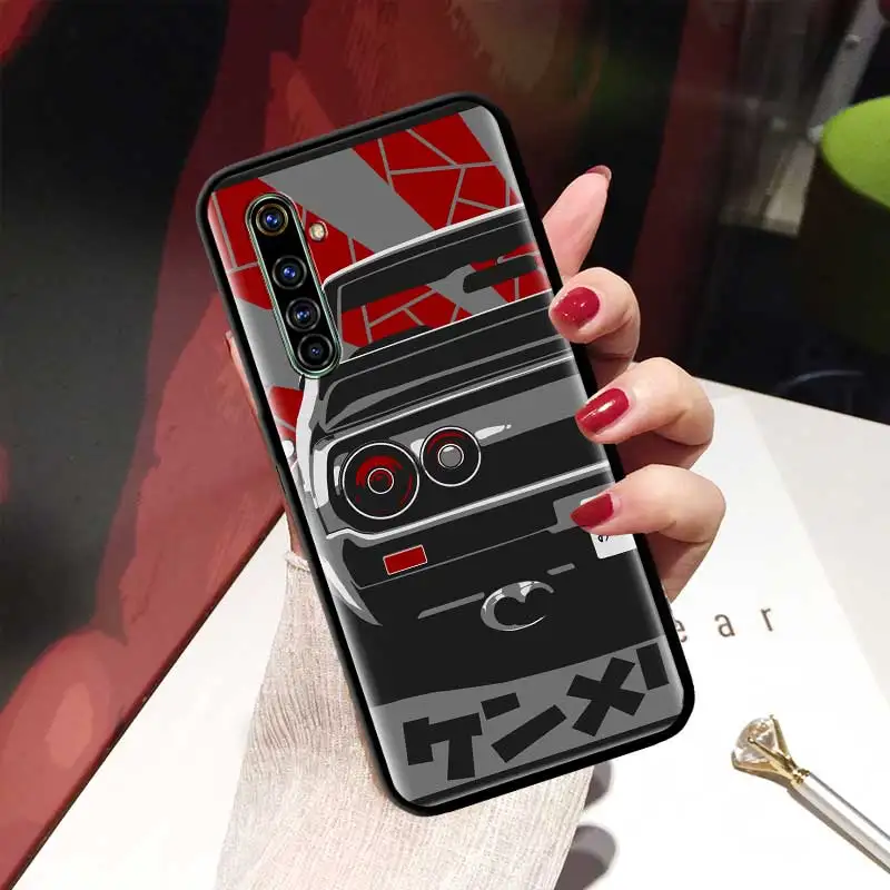 

Black Tpu Capa For Realme 6 6i 5 5i C3 XT X2 Pro X50 5G Narzo 10 10A Cases Soft Phone Shell Bag AE86 Initial D Anime Cubre Cas