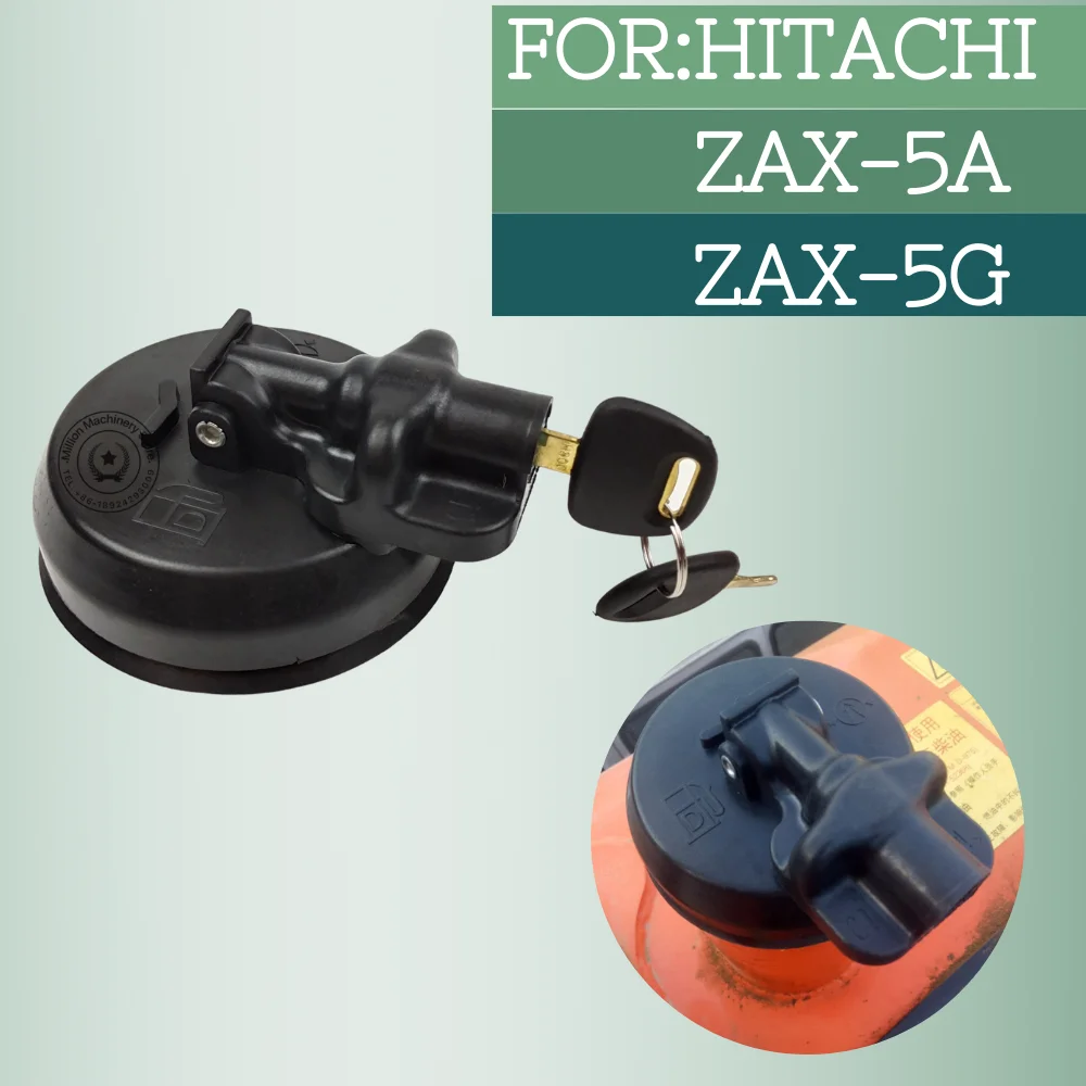 Tapa de combustible diésel para excavadora Hitachi ZAX50/60/7360-5A/5G, accesorios, piezas de repuesto