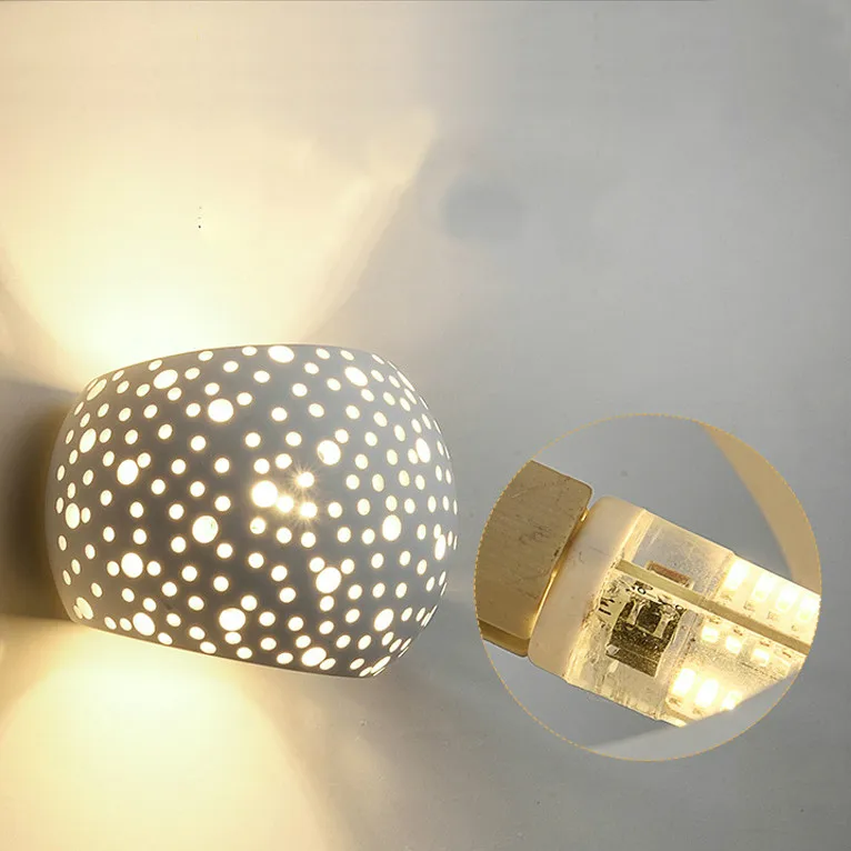 Современный настенный светильник Простой s Plaster Body для прохода коридора спальни