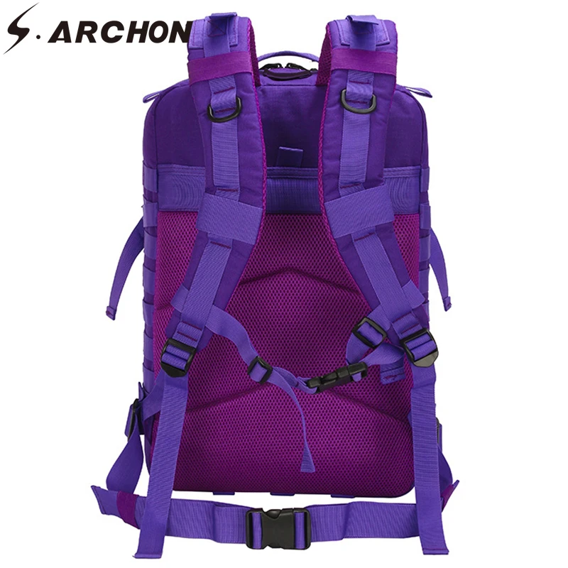 للبيع S.ARCHON سعة كبيرة حقيبة الظهر المرأة/رجل علة خارج حقيبة الظهر مقاوم للماء اللياقة البدنية التكتيكية مول حقيبة العسكرية حقيبة ظهر
