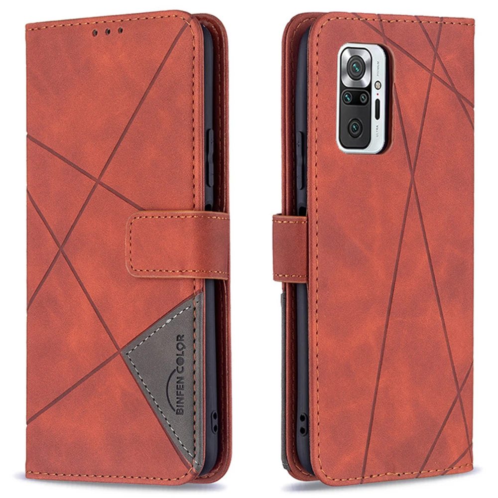 

2021 For Xiaomi Redmi Note 10 5G 2021 Shockproof Case Leather Wallet Magnetic Business Book Cover Redmi Note 10 Retro Flip Case