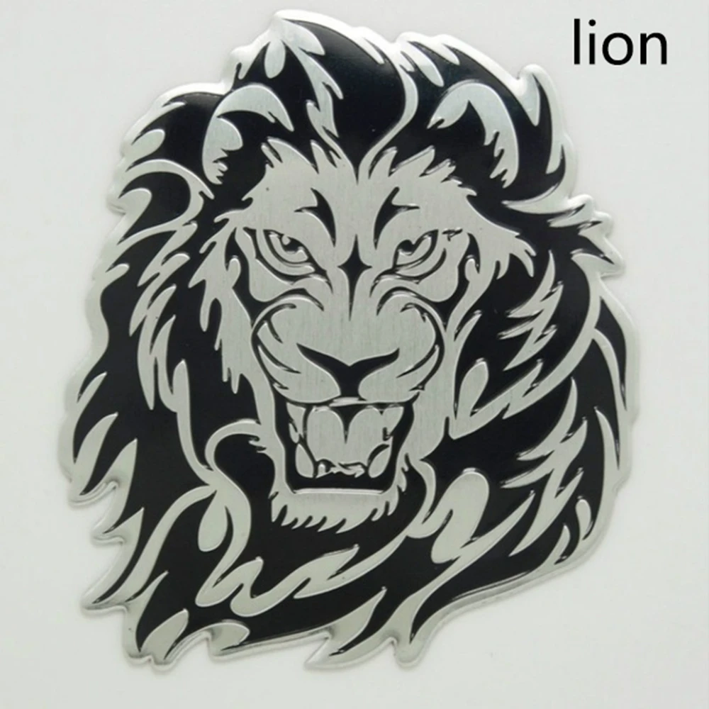 Украшение автомобиля металлические наклейки водостойкие 3D Лев Орел Тигр Дизайн эмблема значок наклейка для грузовика Авто Стайлинг автомобильные аксессуары
