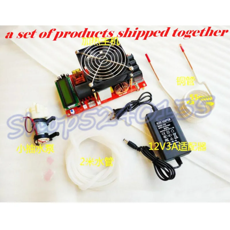 

Высокочастотный индукционный нагревательный модуль ZVS 2000 Вт, драйвер Flyback, панель нагревателя + катушка + насос + адаптер питания