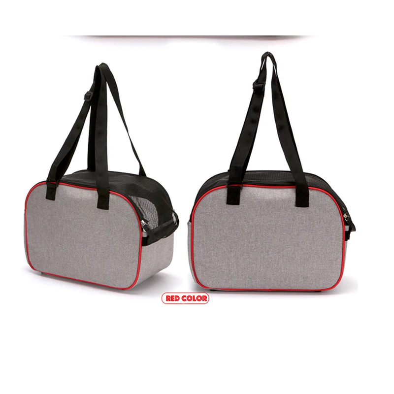 Portable Dog Cat Carrier Bag Pet Puppy Travel Bags Breathable Mesh Small Outgoing Pets Handbag | Дом и сад
