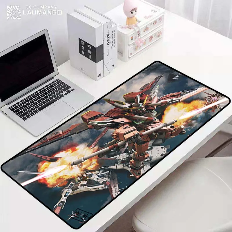 

Gundam Computer Mousepad Gamer Rug Pc Mats Mouse Pad Desk Mat Keyboards Accessories Gaming Laptop Carpet Keyboard Anime Mause Xl