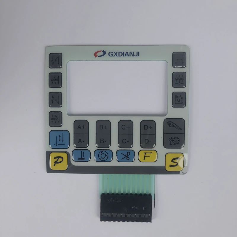 

GEMSY control box operation panel sheet board keypad membrane sticker paper industrial sewing machine parts