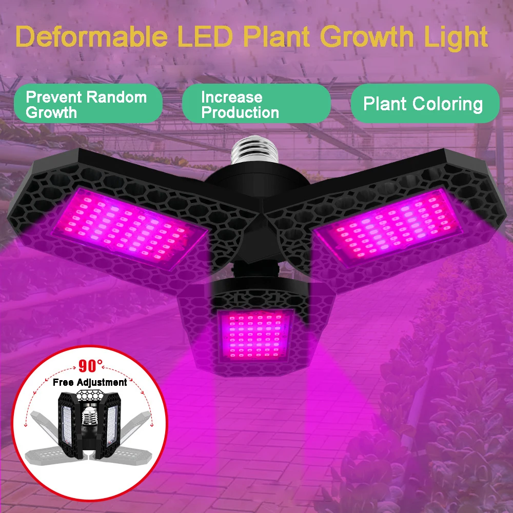 

LED Grow Light Full Spectrum 2835 LED Chips Phytolamp For Plants 85-265V Phyto Growth Lamp Waterproof E27/E26 For Indoor Plant