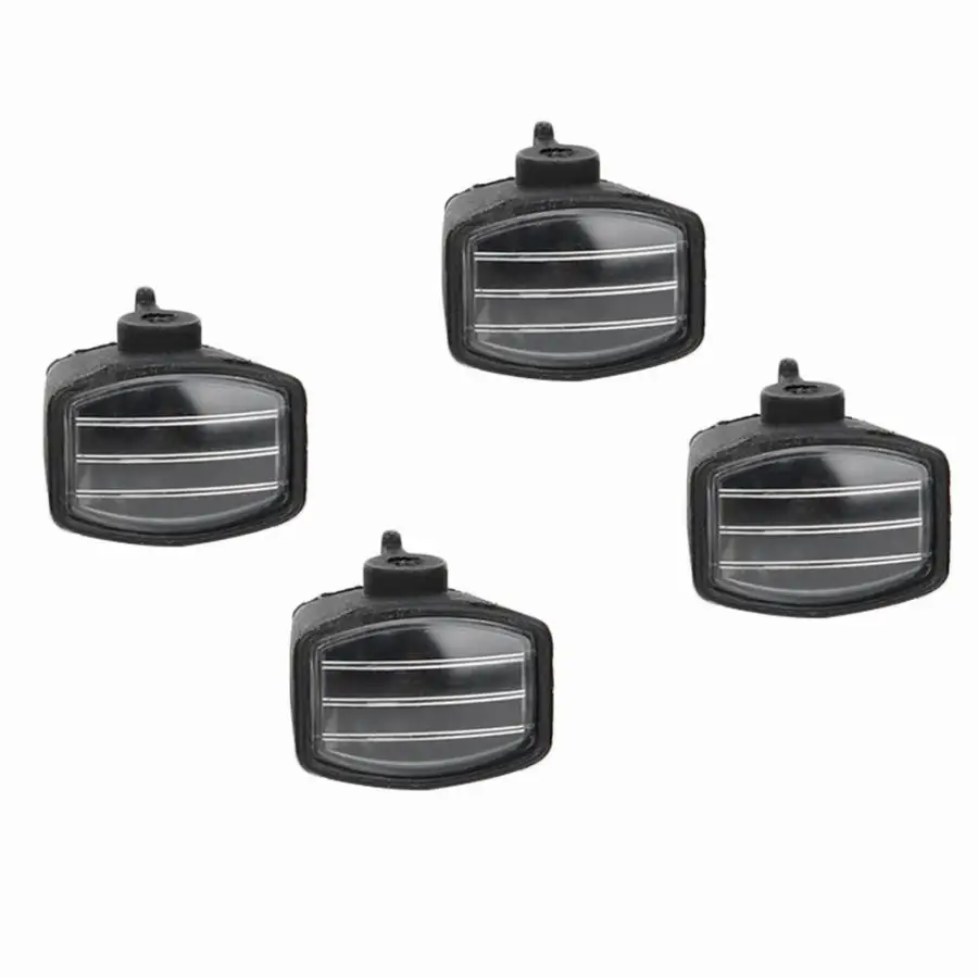 4 шт. универсальная черная круглая/квадратная лампа RC гусеничная крышка для