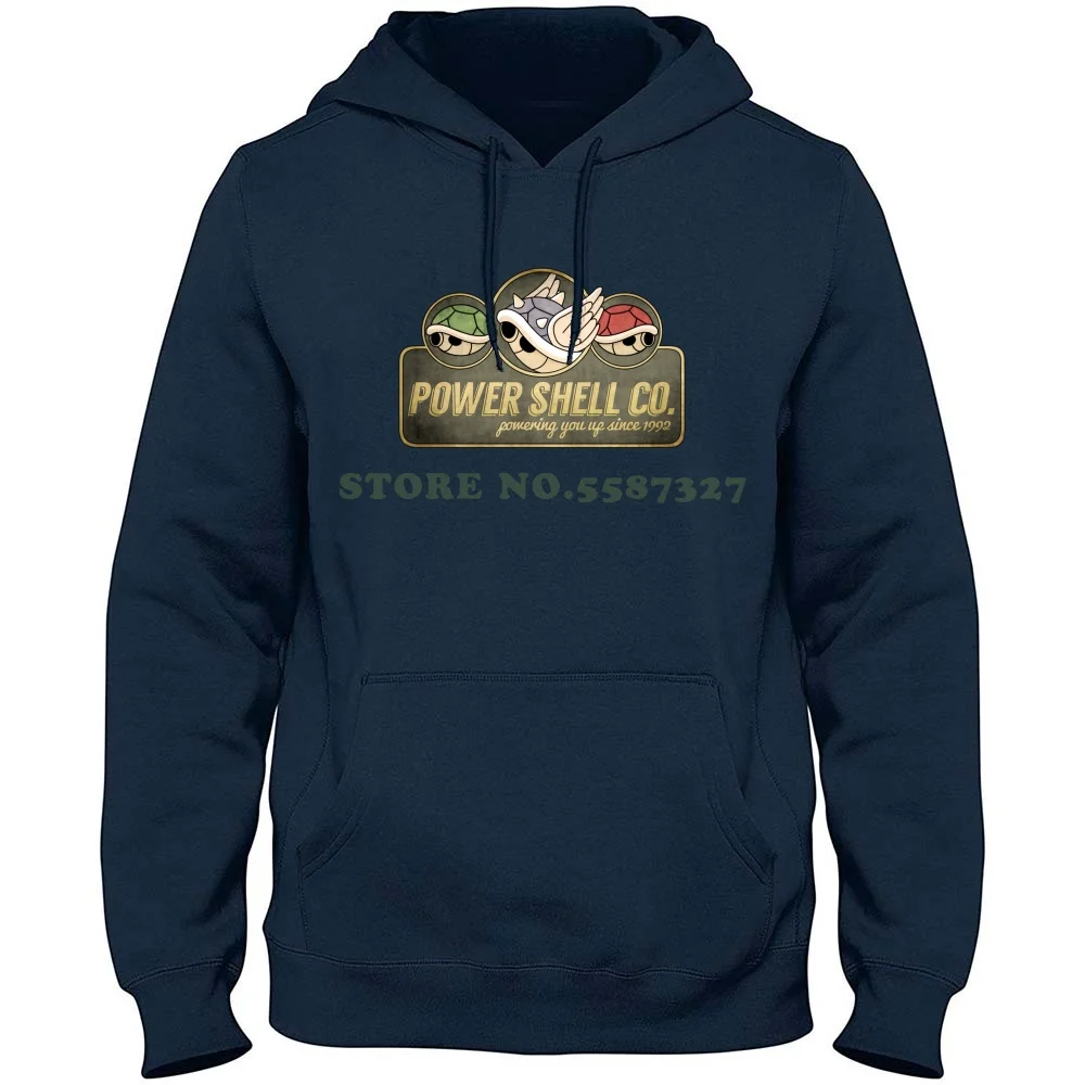 

Уличная одежда Power Shell Co., Спортивная толстовка с капюшоном, супер картинг, Nintendo Blue Shell Power Up, гоночные игры Geek Gaming N64