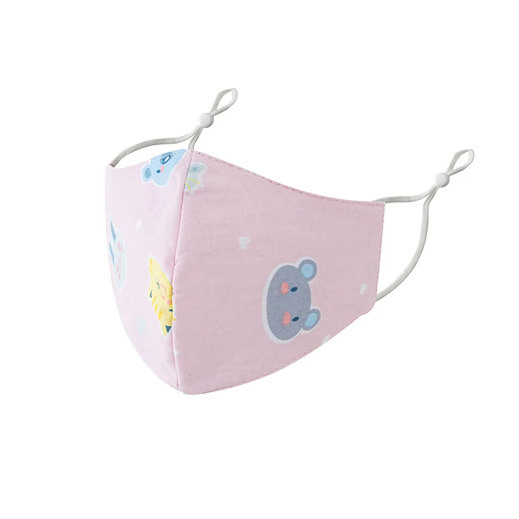 Рождественская моющаяся многоразовая детская мультяшная Регулируемая защитная