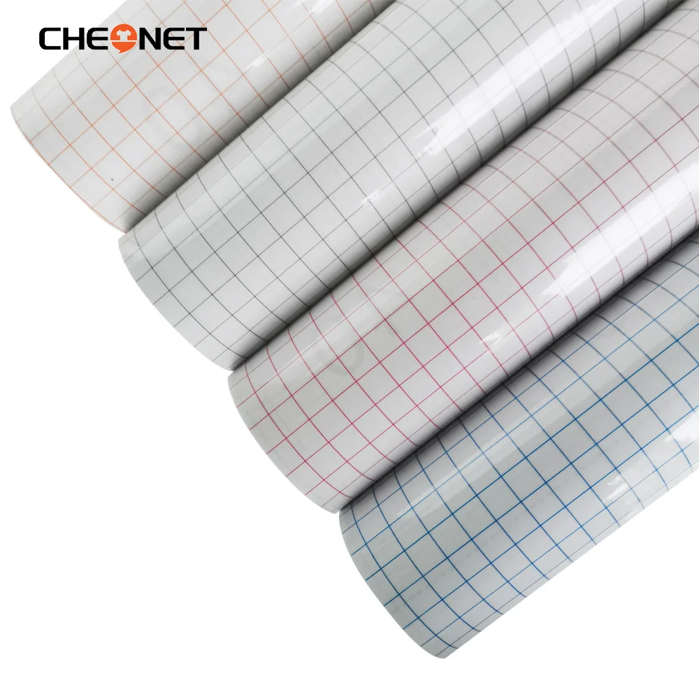 Рулон прозрачной средней клейкой ленты для рукоделия виниловая переводная