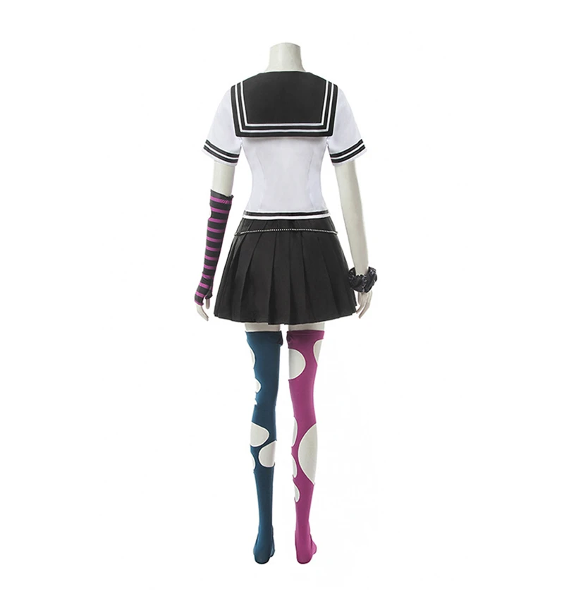 Унисекс аниме Danganronpa2 Mioda Ибуки косплей костюм мультфильм Хэллоуин Униформа с