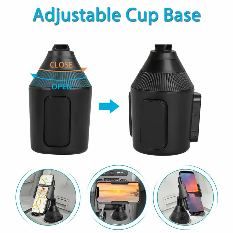 360° adjustable car cup holder universal car cell phones mount gps bracket interior accessories drink holder for iphone android free global shipp