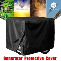 black generator cover windproof protective cover canopy shelter waterproof oxford cloth all purpose covers accessories 3 sizes