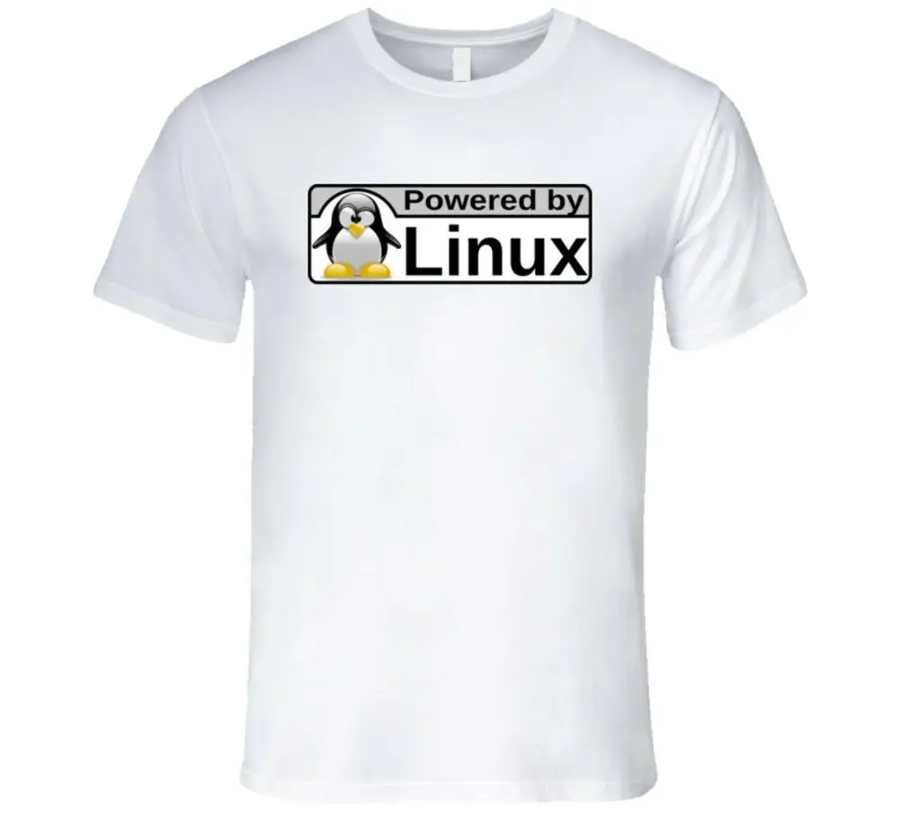 

Powered By Linux Os Logo T Shirt