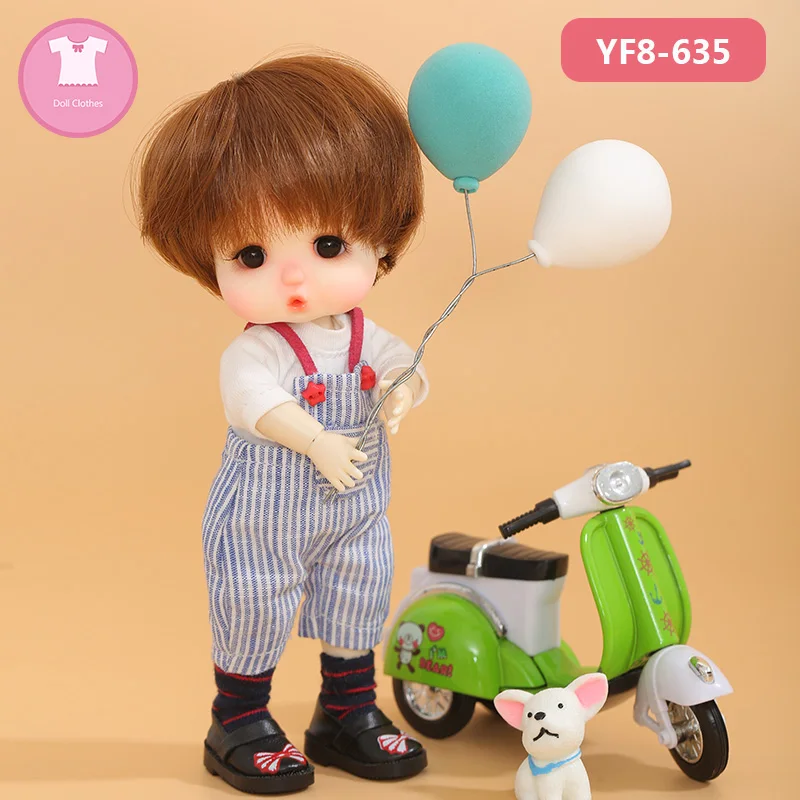 BJD одежда 1/8 милое мини платье или костюм для лати желтое Lumi Haru Sunny Body Doll Одежда Аксессуары OUENEIFS