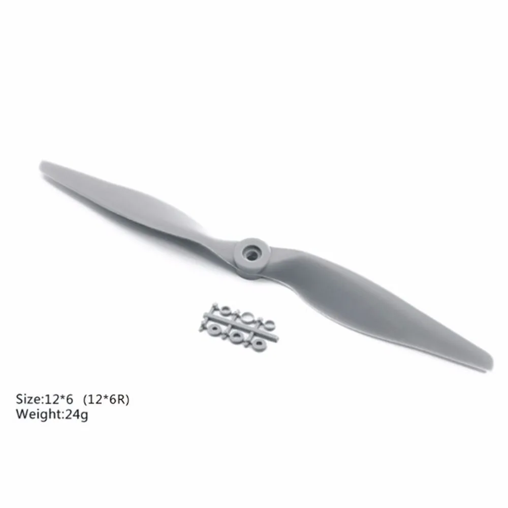 

2PCS Gemfan APC Style 1260 12X6 DD Direct Drive Propeller Blade for RC Airplane Fixed-Wing Drones DIY Parts