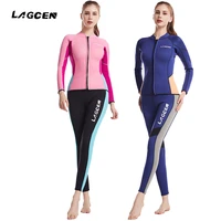 2 5mm neoprene wetsuit womens long sleeve wetsuit womens surfing and snorkeling 2 piece set cold warm and warm swimsuit