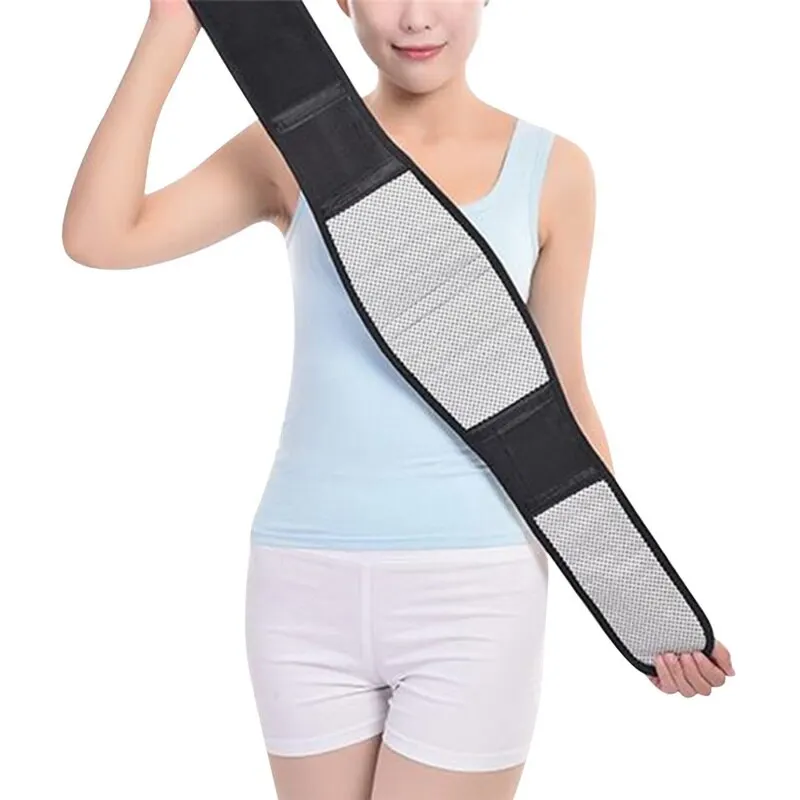 

Adjustable Waist Self heating Magnetic Therapy Back Waist Support Belt Lumbar Brace Massage Band Health Care