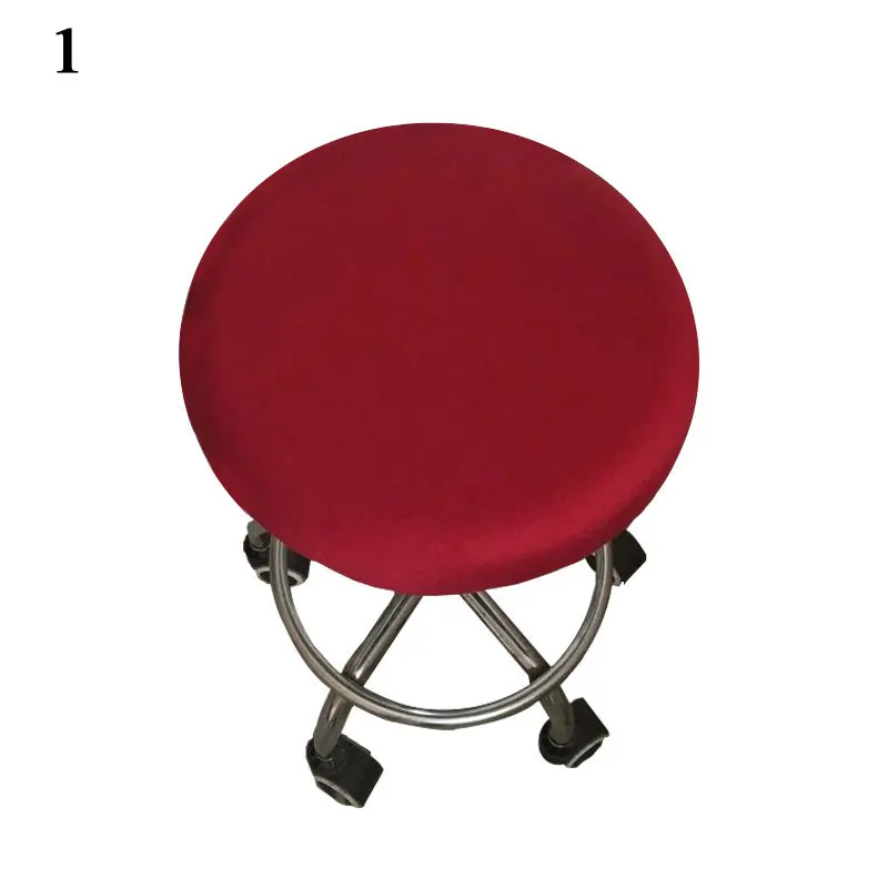 

Fashionable Bar Round Chair Cover Casual Elastic Seat Chair Cover Simplicity Elastic Floral Printed Home Textiles Products