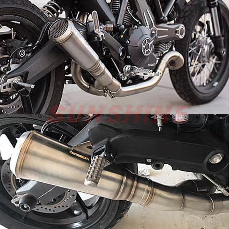 Универсальный выхлопной мотоцикл выхлопная труба для мотоцикла R1 K7 K8 K11 MT03 MT07 CBR400