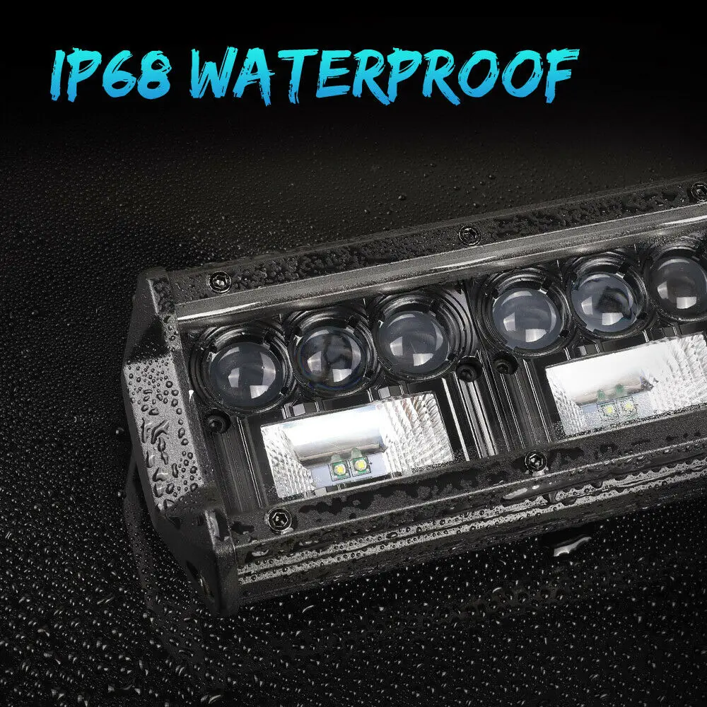NLpear 4" 7" 12" 5D LED Light Bar Off Road Tractor Truck SUV 4WD 4x4 ATV 50W 100W 200W Spot Work Car Driving Fog Lamp |