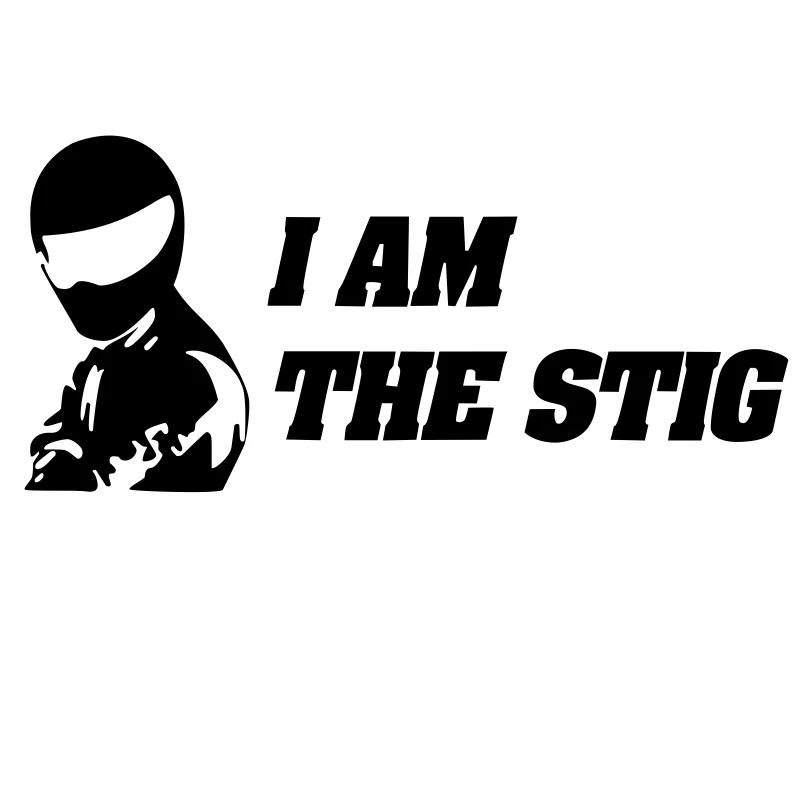 IAM THE STIG мотоциклы на заказ креативный водонепроницаемый автомобильный Стайлинг