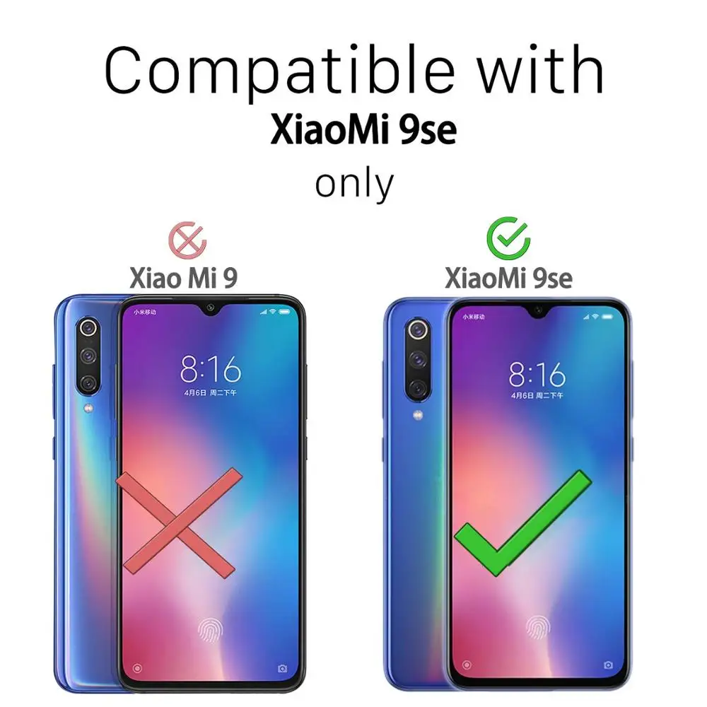 Силиконовый чехол Crystail для Xiaomi Mi 9 SE Explorer усиленная угловая задняя крышка Lite