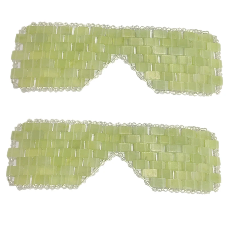 Натурального нефрита маска для глаз роликовый массажер лица доска гуаша