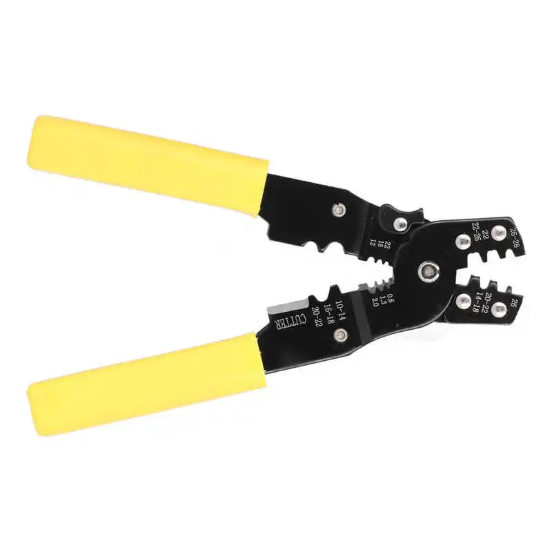 

Crimping Pliers Multifunctional Durable Crimping Tool Portable for Crimping Cables for Stripping Cables for Cutting Cables