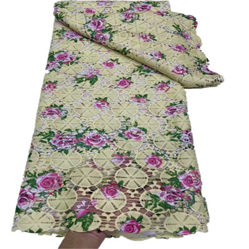 Promotion African Dry Lace Fabric High Quality Nigerian Men Women fabric Swiss Voile FYU86 |