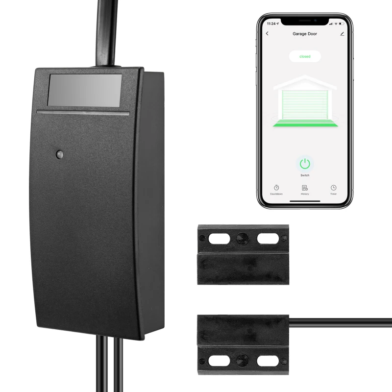 

Tuya WiFi Switch Smart Garage Door Opener Controller Work with Alexa Echo Google Home SmartLife/Tuya APP Control No Hub Require