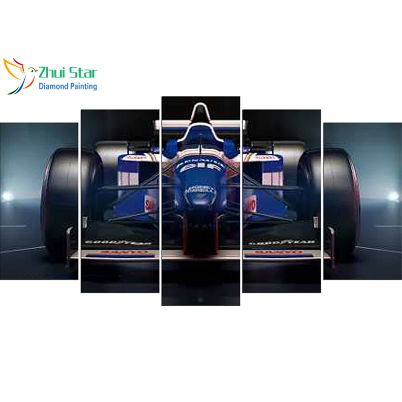

DUTEY 5D DIY full Square drill Diamond painting Cross Stitch Racing car 5pcs Embroidery diamond Rhinestones Mosaic decor