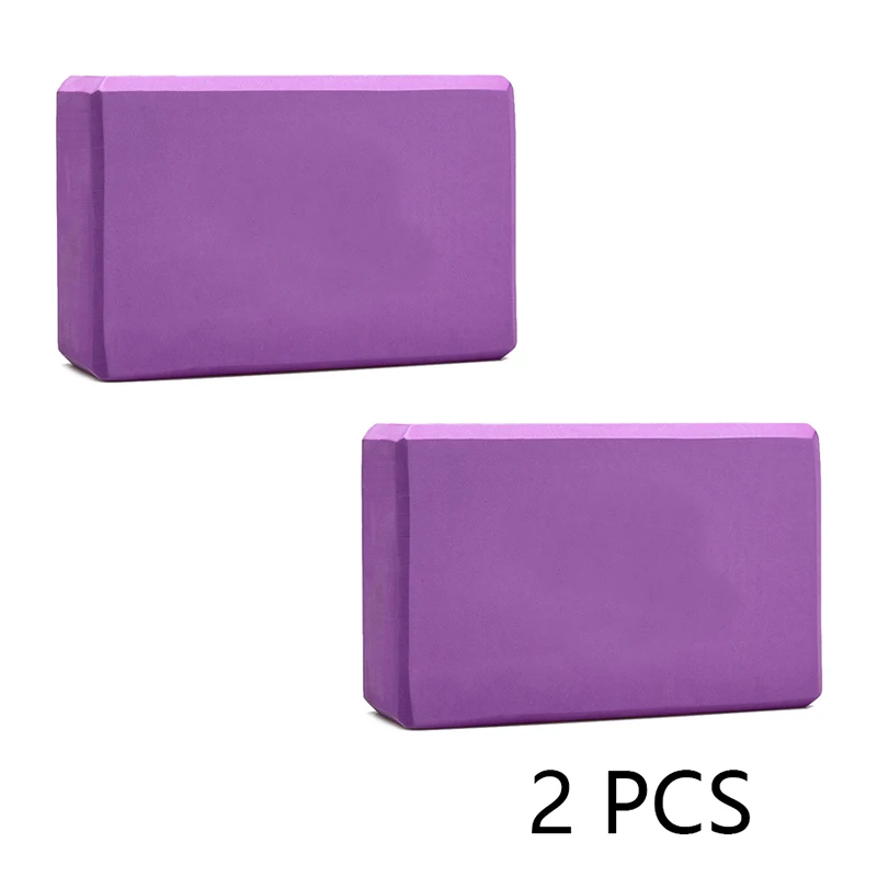 Блок для йоги реквизит кирпич из пенопласта кроссфита тренировки растяжки