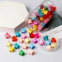 children mini star grip claw hair clips girl bangs clamp hairpins candy color small barrettes headdress hair styling accessories