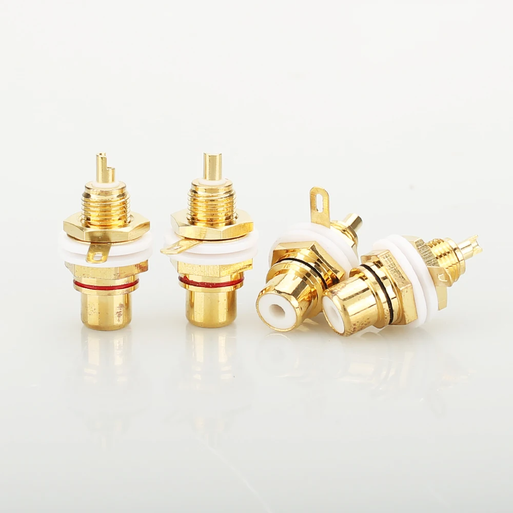 10 шт. позолоченный RCA Женский Разъем усилитель динамик аудио разъем терминала |