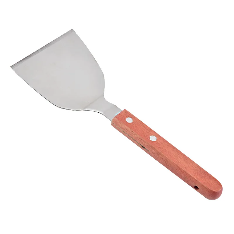 

Non-stick Pan Fried Shovel Baking BBQ Steak Wood Handle Shovel Kitchen Cooking Tool Spatula Cookware Kitchen Accessories Gadgets
