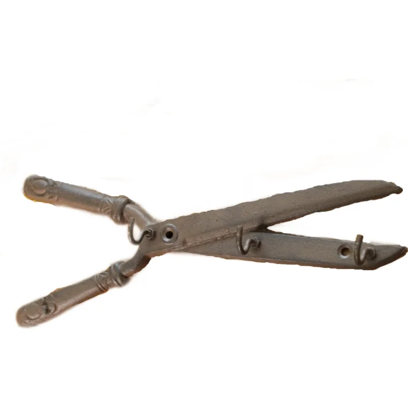 

Rural retro cast iron crafts hook saw scissors decoration wall hanging Wall decor wall hooks Housekeeper on wall Wall coat rack