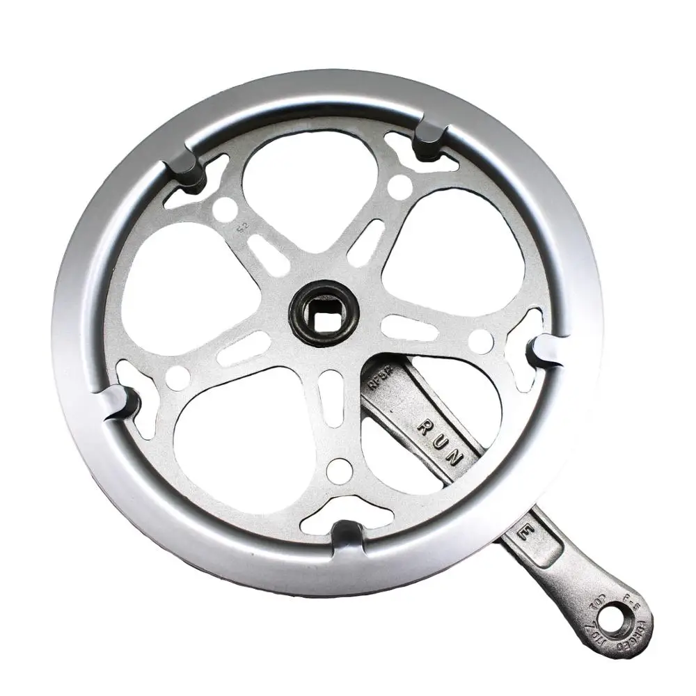 52T односкоростной велосипедный кривошипный набор комплект 170 мм из алюминиевого