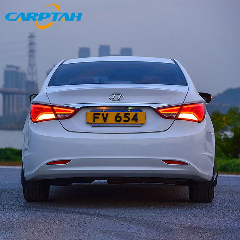 Автомобильный Стайлинг задний фонарь светильник хвост s для Hyundai Sonata 8 YF 2011 - 2014 LED
