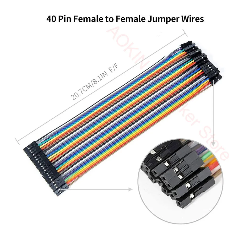 Cable for Dupont line 120pcs 20cm male to female jumper wire Dupont cable for Arduino DIY KIT female male wire jumper 2.54mm