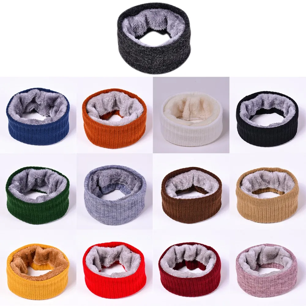 

Women Men Warm Scarf Winter Autumn Bandana Scarf Fleece Headband Scarf Shawl Bib