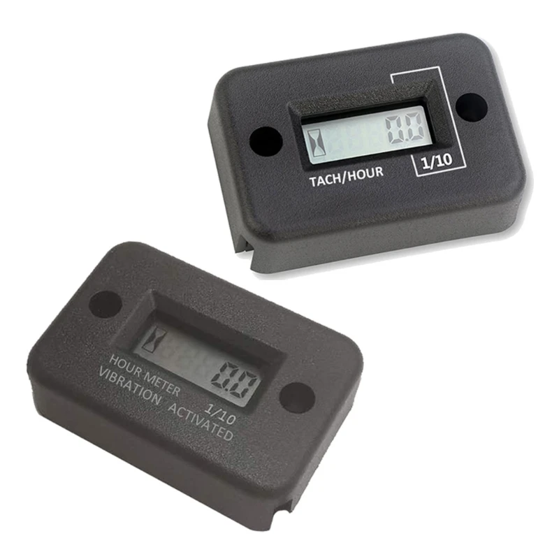 

Tach Vibration Hour Meter Hour Counter RPM Counter Waterproof, Wireless 203C