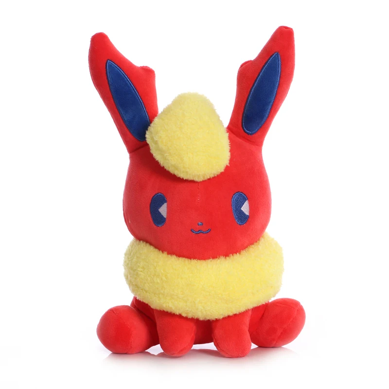 Фото 1 шт. 27 см TAKARA TOMY Pokemon Flareon плюшевые игрушки Мягкие подарки для детей | Игрушки и